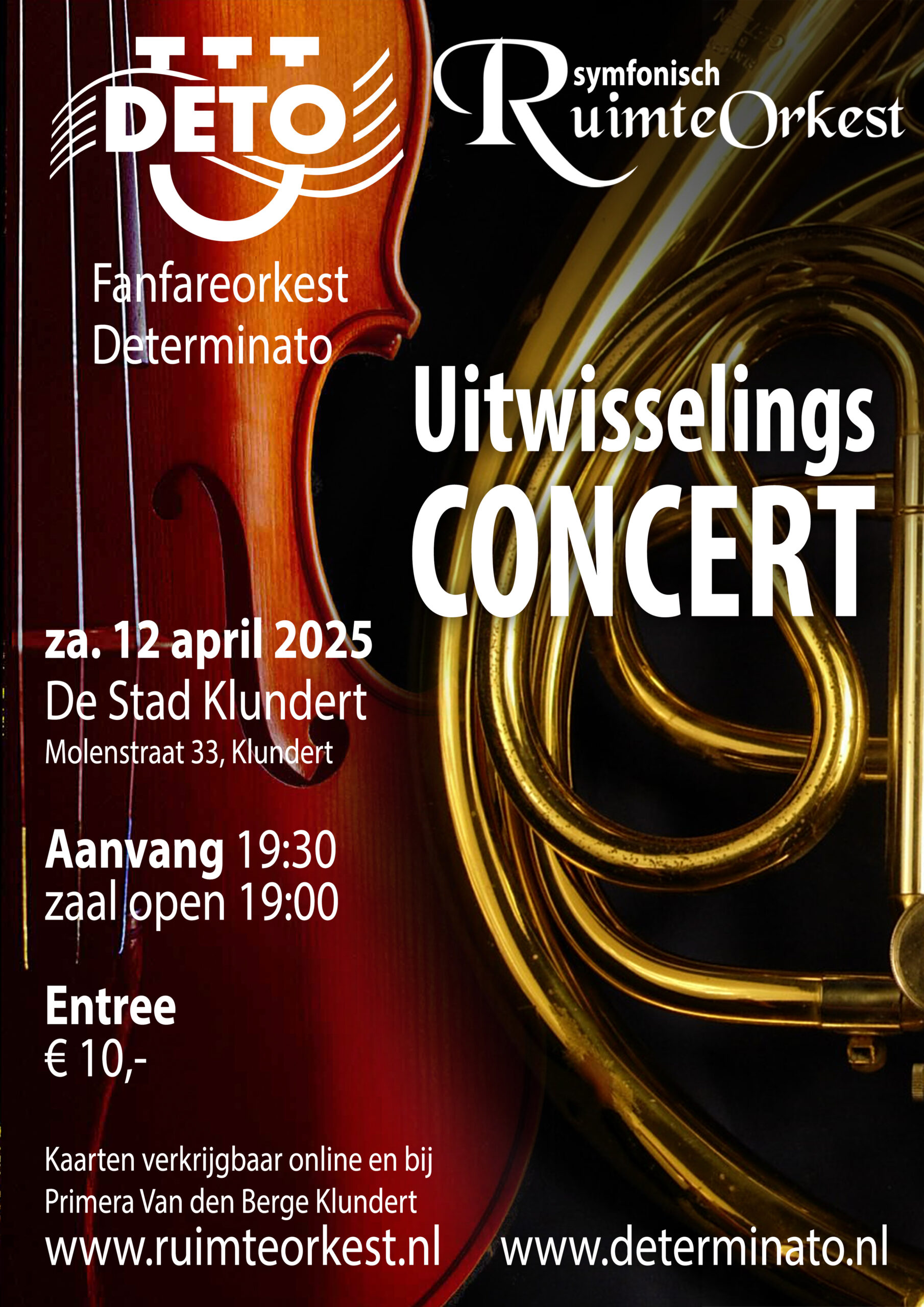 Uitwisselingsconcert met Determinato Klundert